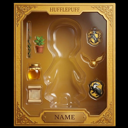 Personalized Magic School Plaque with Photo & Name – Custom Wizard Character Gift BQH