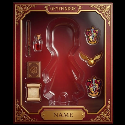 Personalized Magic School Plaque with Photo & Name – Custom Wizard Character Gift BQH