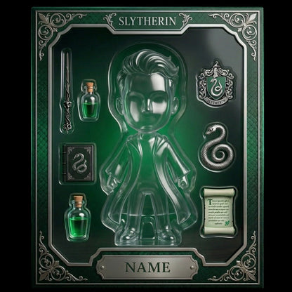 Personalized Magic School Plaque with Photo & Name – Custom Wizard Character Gift BQH