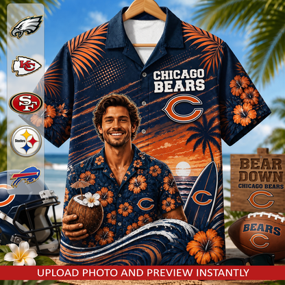 Personalized NFL Premium Beach Vibes Hawaiian Shirt 0907 NAK NHT