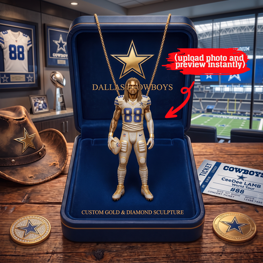 Premium NFL Personalized Gold Chain NMD TTV