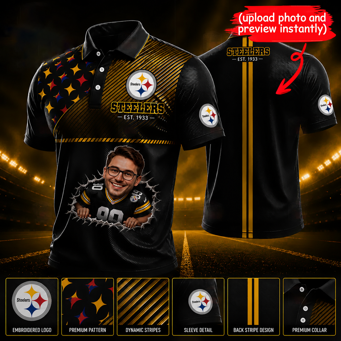 Personalized NFL Premium Polo Gift For Fans 0707 NAK NHT