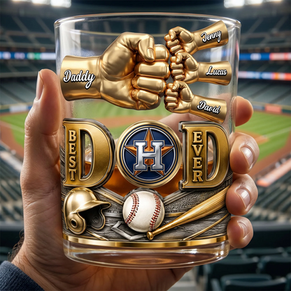 Best Legend Dad Ever Whiskey Glass - Personalized Gifts For Dad NAK TTT