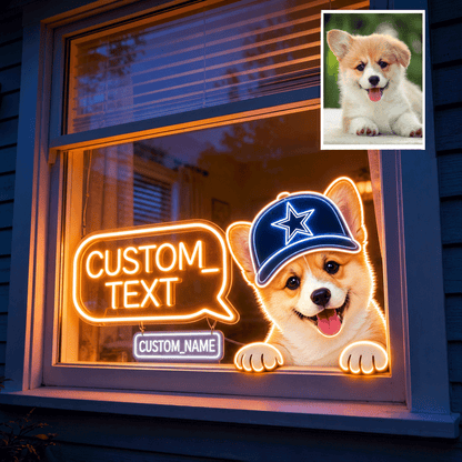 Premium NFL Personalized Pet Neon LED Light Sign NMD CTKT