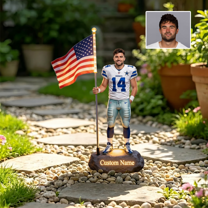 Premium NFL 4th Of July Personalized Acrylic Light NMD TTV