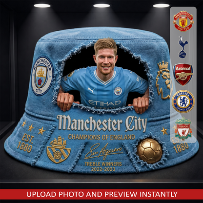 Personalized EPL Champions Edition Bucket Hat 2906 NAK NHT