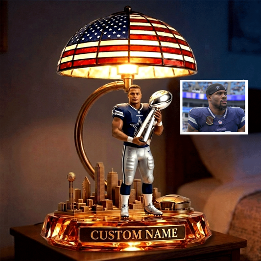 Premium NFL Football Player Personalized Acrylic LED Night Light V2 NMD CTKT