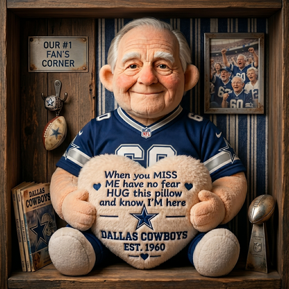 NFL Memorial Pillow - Custom Shaped Pillow 1806 NAK NHT