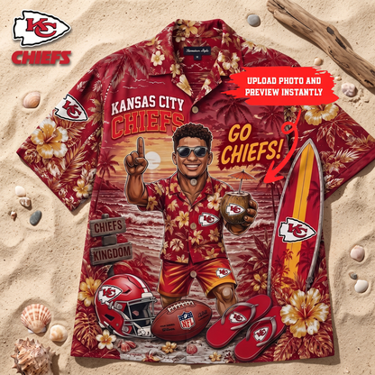 Premium NFL Personalized Tropical Beach Hawaiian Shirt NMD TTV
