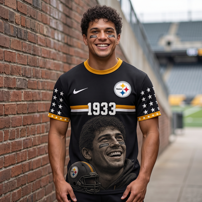Personalized NFL Custom Portrait T-Shirt for Football Fans 1107 NAK TTT