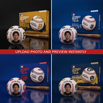 MLB Premium SpeedSoft Ink Personalized Ball Gift Set 1607 NAK NHT
