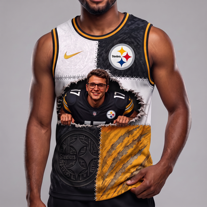 Personalized NFL 3D Ripped Fan Tank Top 1407 NAK TTT