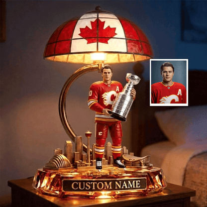 Premium NHL Hockey Player Personalized Acrylic LED Night Light V2 NMD CTKT