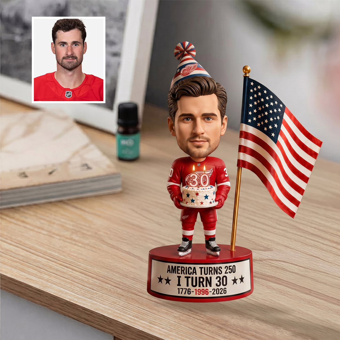 Premium NHL Personalized Birthday 3D Figurine NMD TTV