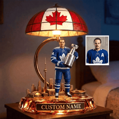 Premium NHL Hockey Player Personalized Acrylic LED Night Light V2 NMD CTKT