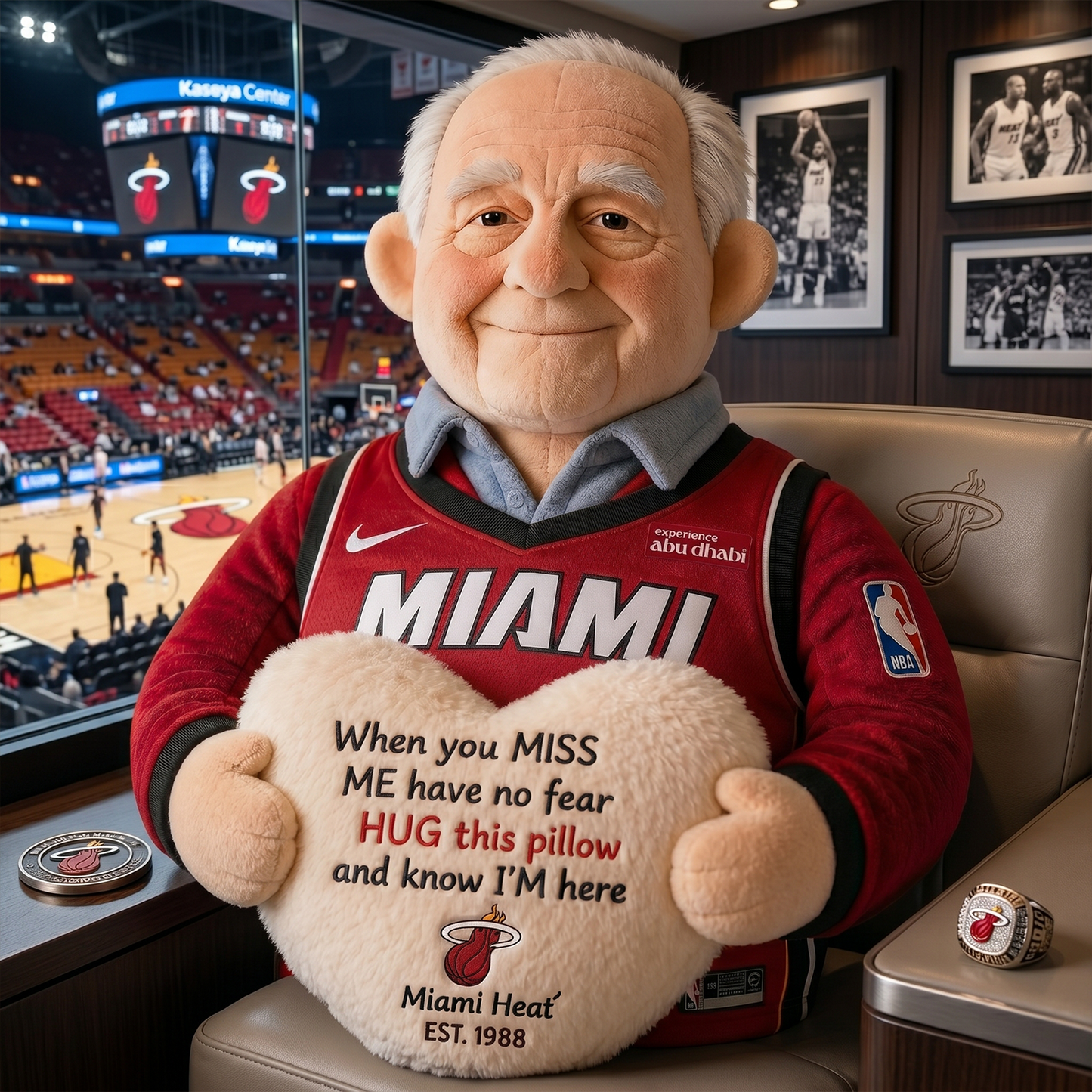 NBA Memorial Pillow - Custom Shaped Pillow 1606 NAK NHT