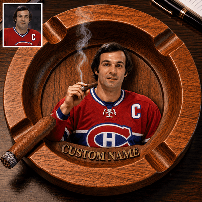 Premium NHL Personalized Luxury Ashtray For Cigars NMD CTKT