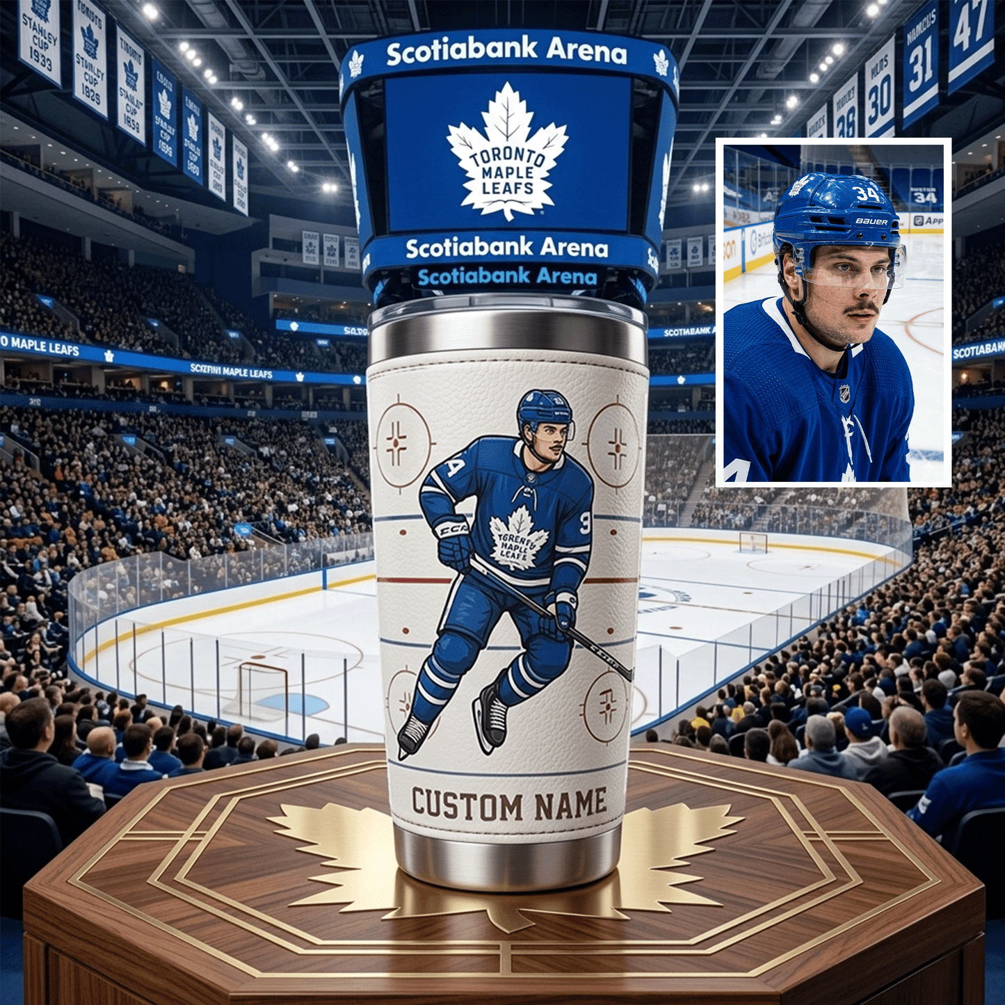 Premium NHL Personalized Hockey Tumbler NMD CTKT