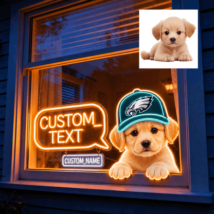 Premium NFL Personalized Pet Neon LED Light Sign NMD CTKT