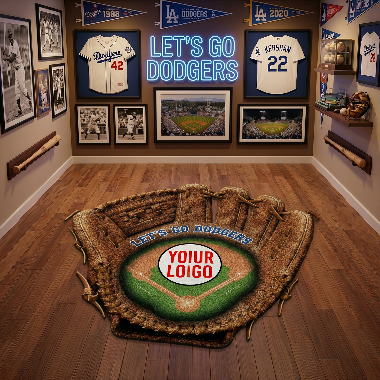 Premium MLB Glove Doormat NMD TTV