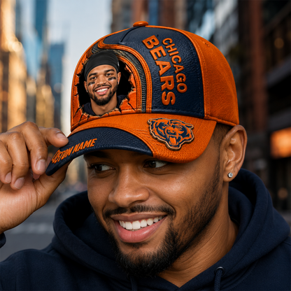 Personalized NFL Sun Hat - Custom Name & Face Gift for Football Fans 0307 V3 NAK TTT