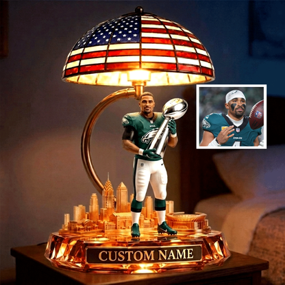 Premium NFL Football Player Personalized Acrylic LED Night Light V2 NMD CTKT