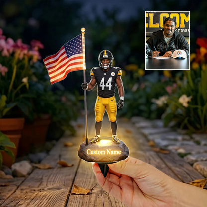 Premium NFL 4th Of July Personalized Acrylic Light NMD TTV