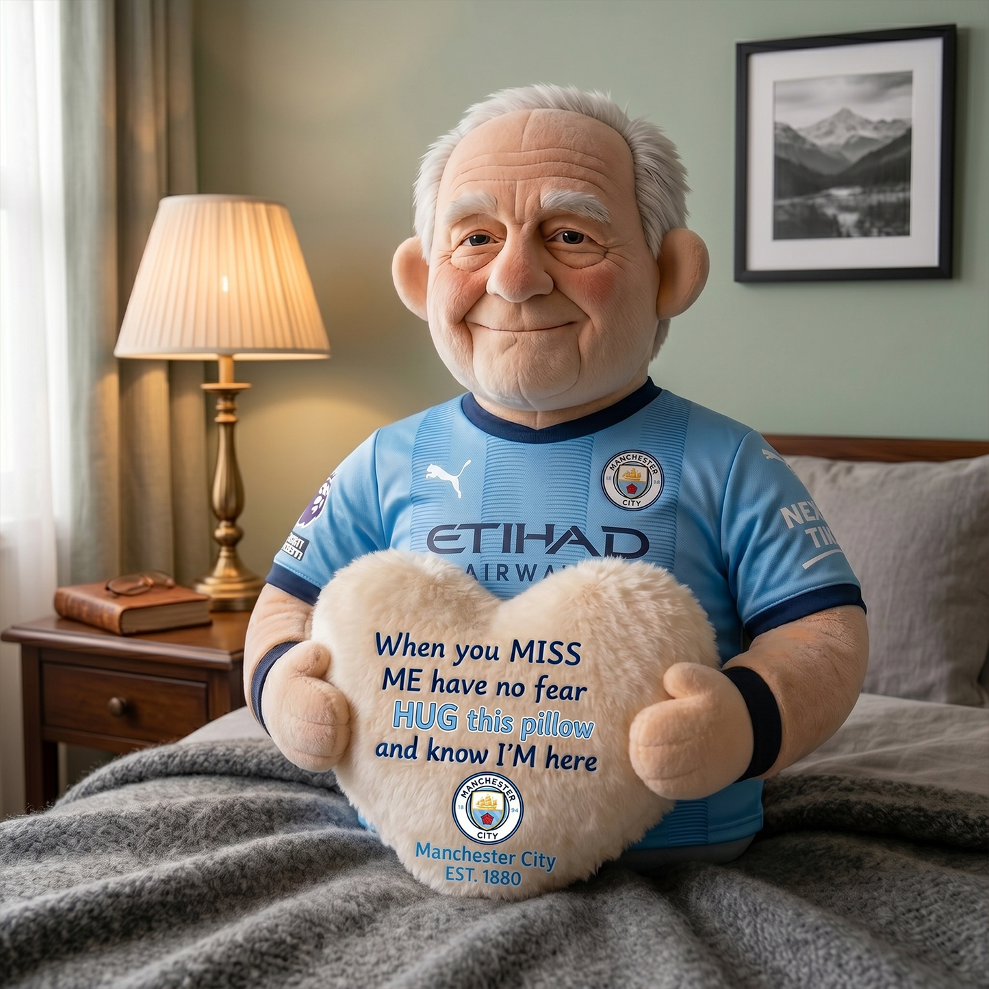 EPL Memorial Pillow - Custom Shaped Pillow 1606 NAK NHT