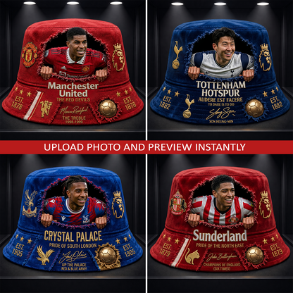 Personalized EPL Champions Edition Bucket Hat 2906 NAK NHT