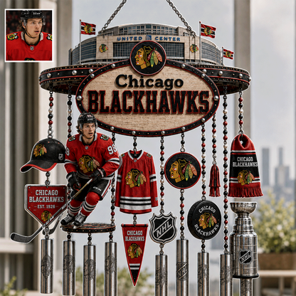 Premium NHL Personalized Wind Chime NMD CTKT