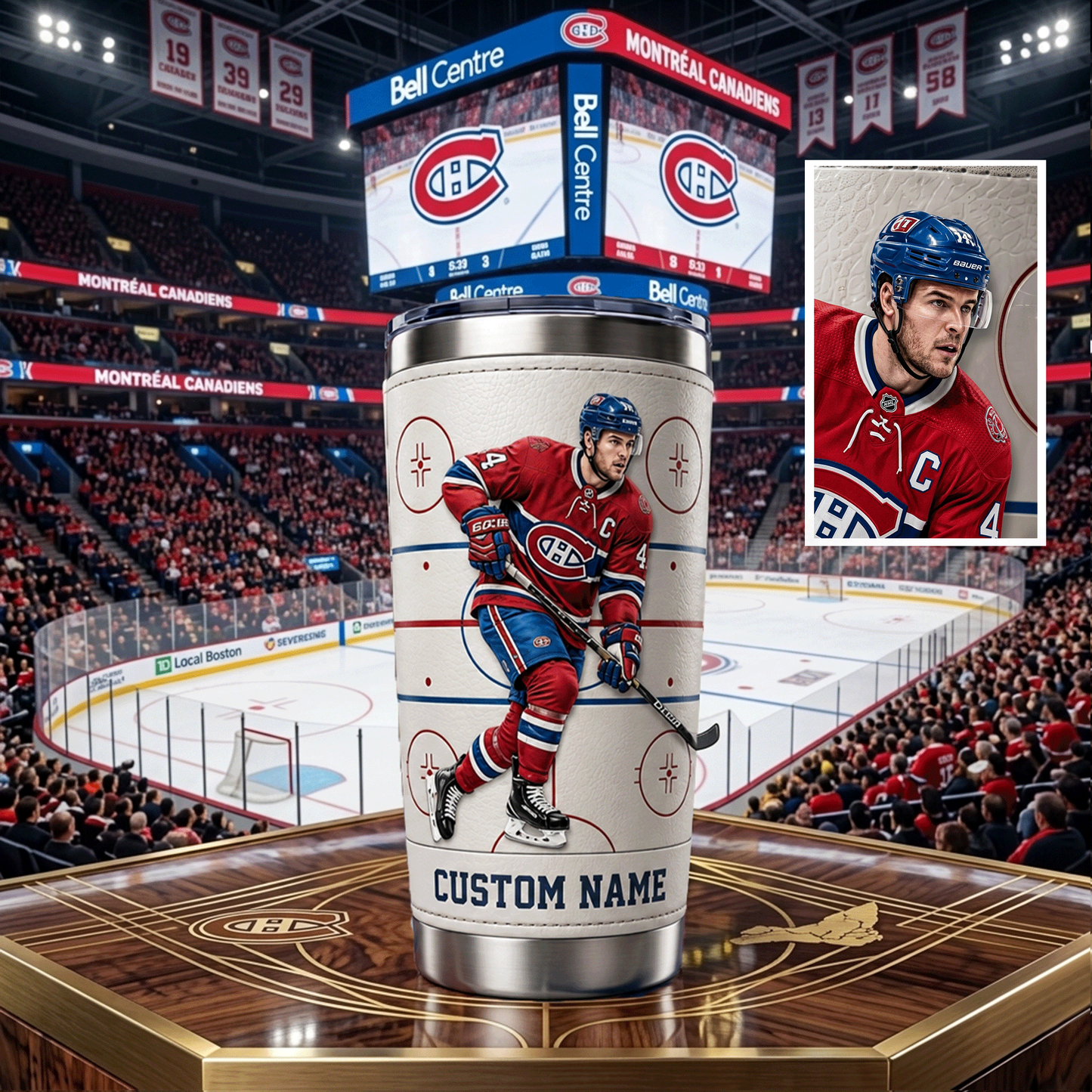 Premium NHL Personalized Hockey Tumbler NMD CTKT