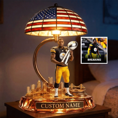 Premium NFL Football Player Personalized Acrylic LED Night Light V2 NMD CTKT