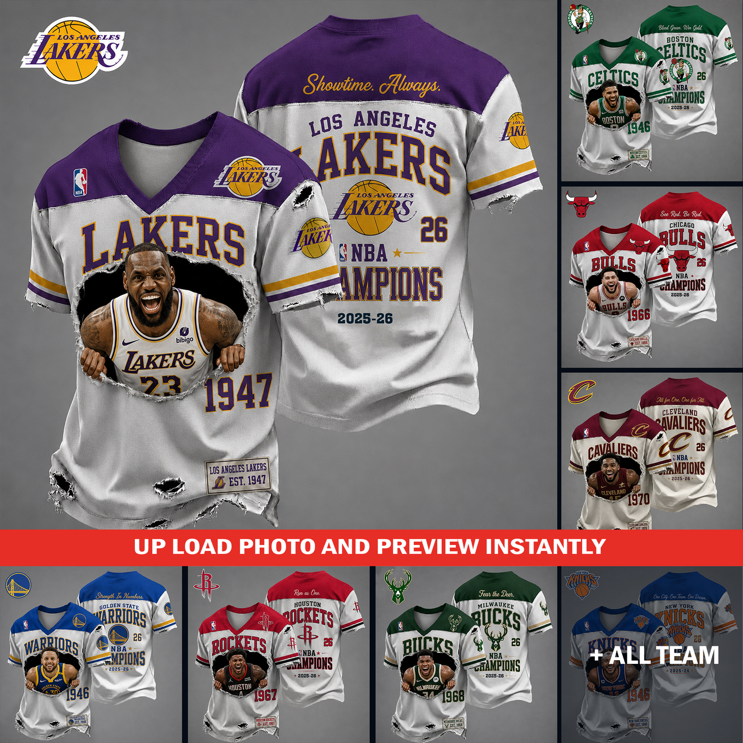 Presonalized NBA Luxury Classic T-shirt 3006 NAK TTT