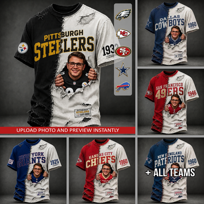 Premium NFL Personalized V-neck T-shirt 0607 NAK NHT