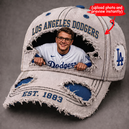 Personalized MLB Sun Hat - Custom Name & Face Gift for Football Fans 0107 NAK NHT