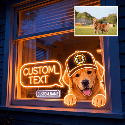Premium NHL Personalized Pet Neon LED Light Sign NMD CTKT