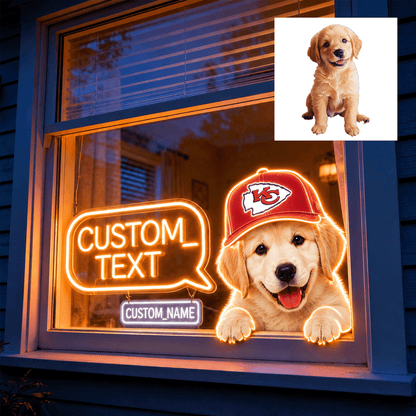 Premium NFL Personalized Pet Neon LED Light Sign NMD CTKT