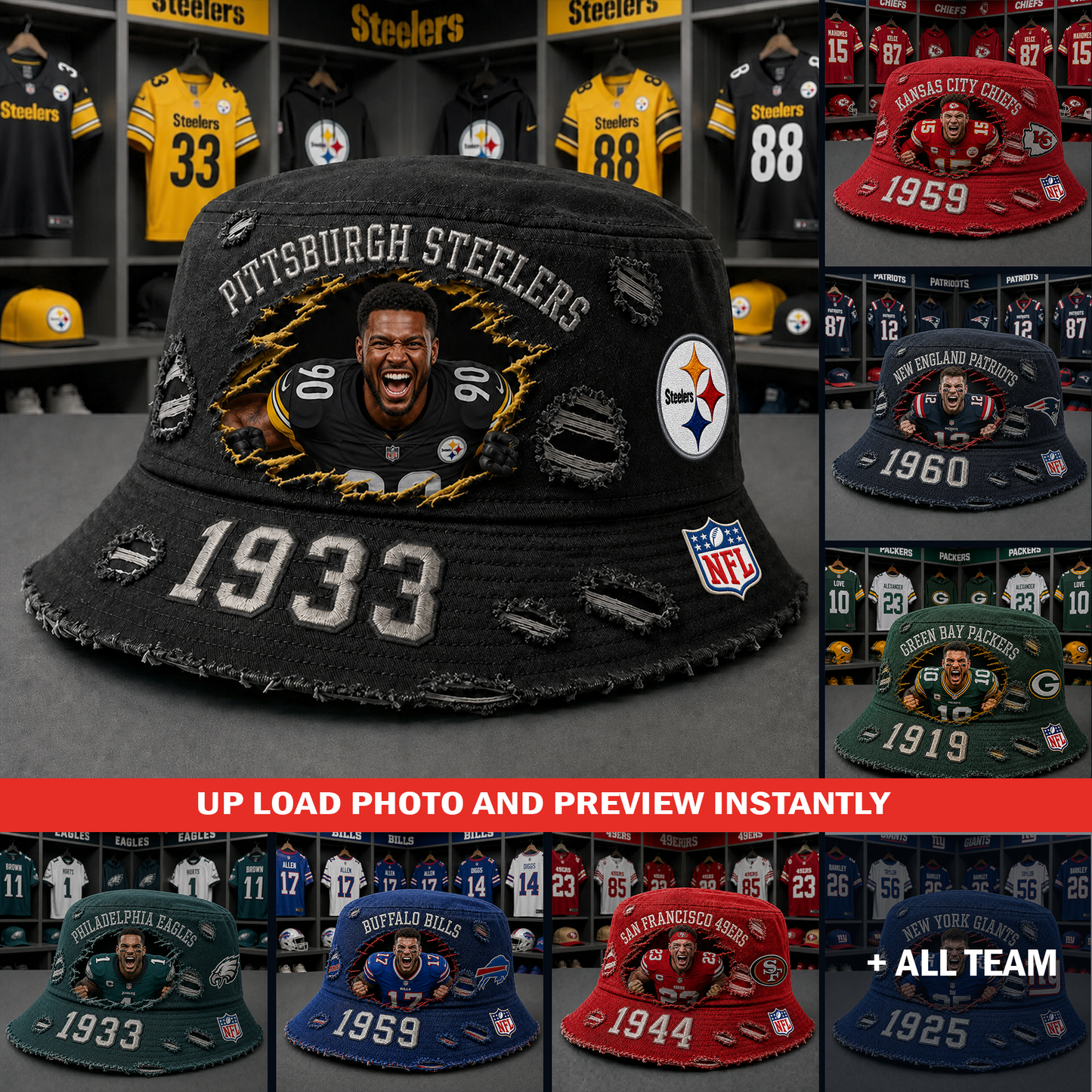 Premium NFL Personalized Exclusive Bucket Hat Limited Editions 0707 NAK TTT