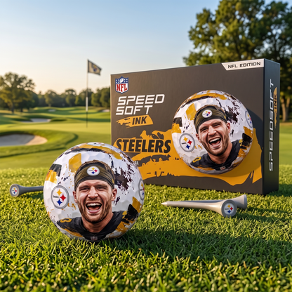 Personalized NFL Premium SpeedSoft Ink Golf Balls Gift Set 1607 NAK TTT