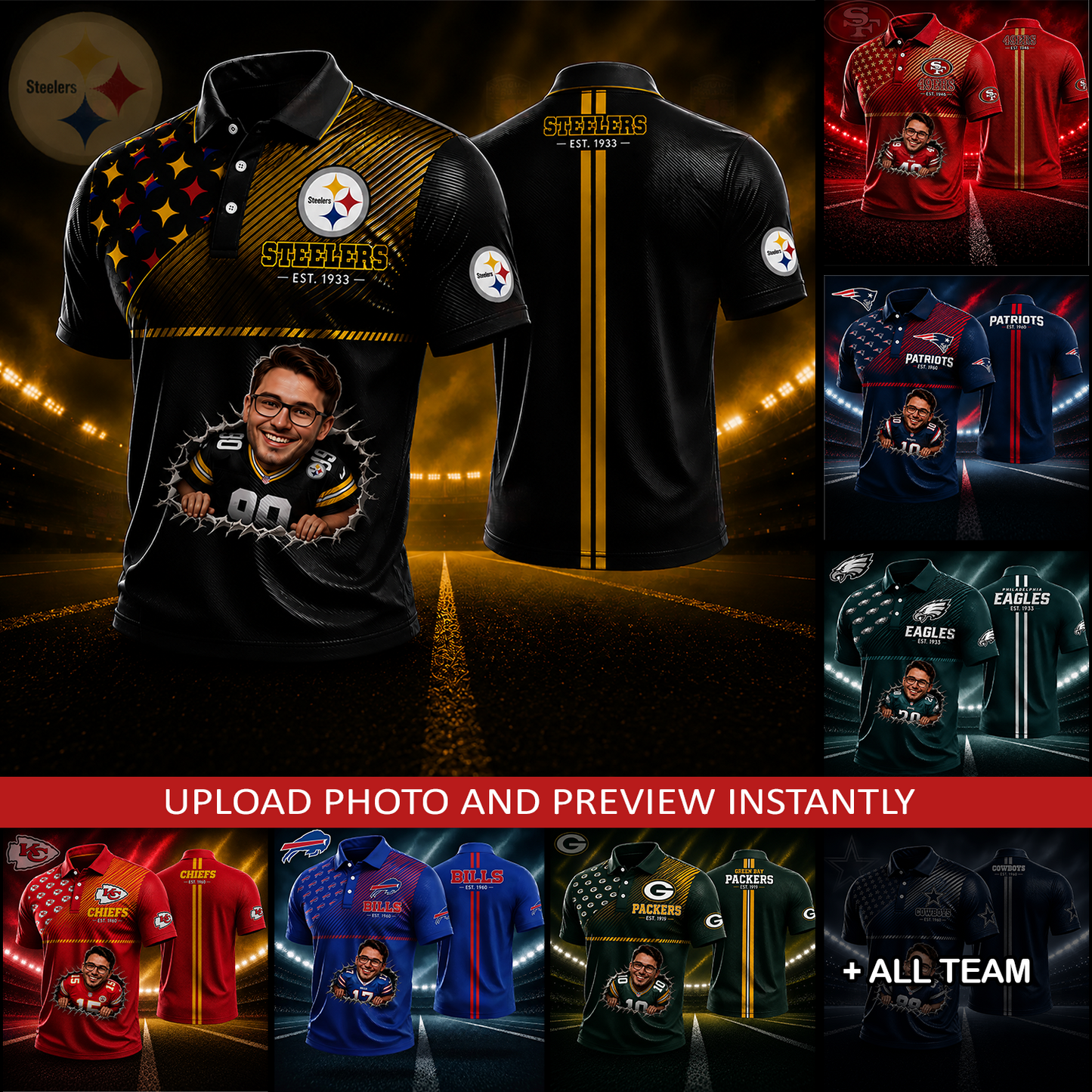 Personalized NFL Premium Polo Gift For Fans 0707 NAK NHT