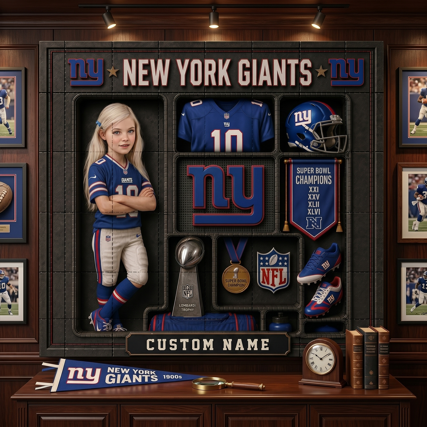 Personalized NFL football puzzle set 1806 NAK NHT