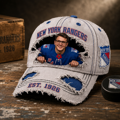 Personalized NHL Sun Hat - Custom Name & Face Gift for Football Fans 0107 NAK NHT