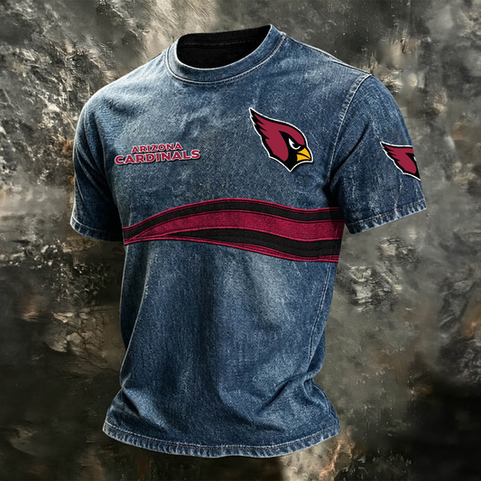 ARI x NFL Washed Cotton Retro Men's T-shirt