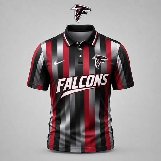 ATL x NFL Premium Team Polo Shirt For Men Football