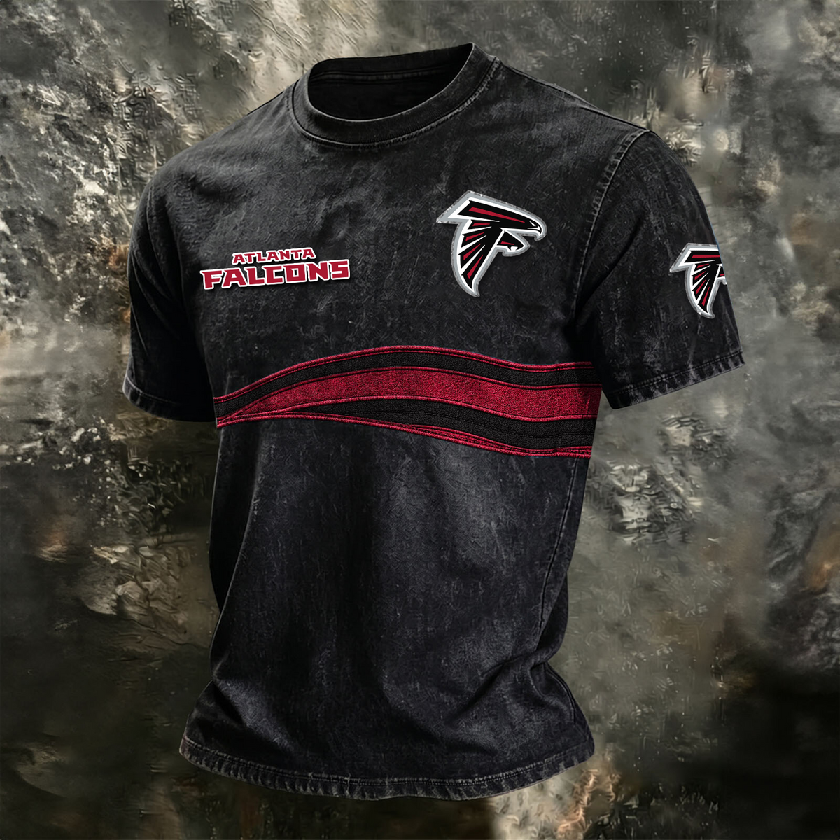 ATL x NFL Washed Cotton Retro Men's T-shirt