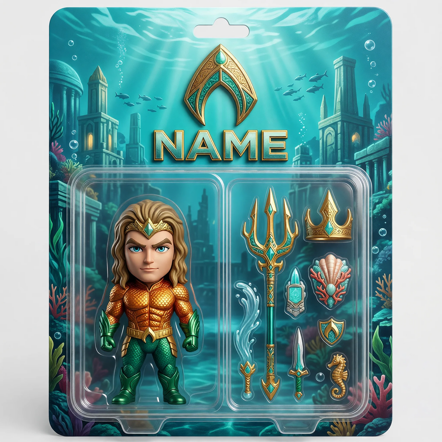 Custom Superhero Action Figure Plaque, Personalized Fan Photo Plaque, Custom Comic Hero Collectible Gift, Personalized Action Figure Display for Fans BQH