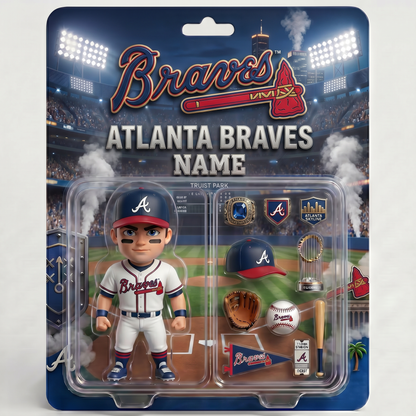 Personalized Baseball Fan Plaque, Custom Photo Sports Collectible Display, Custom Name Baseball Player Figure, Gift For Baseball Lovers And Sports Fans BQH