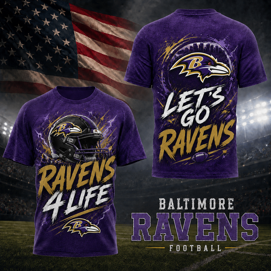 BAL x NFL Premium Fan For Life 3D Shirt