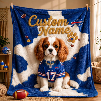 Personalized NFL Pet Lover Sherpa Blanket 2206 NAK TTT