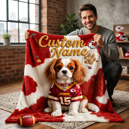 Personalized NFL Pet Lover Sherpa Blanket 2206 NAK TTT